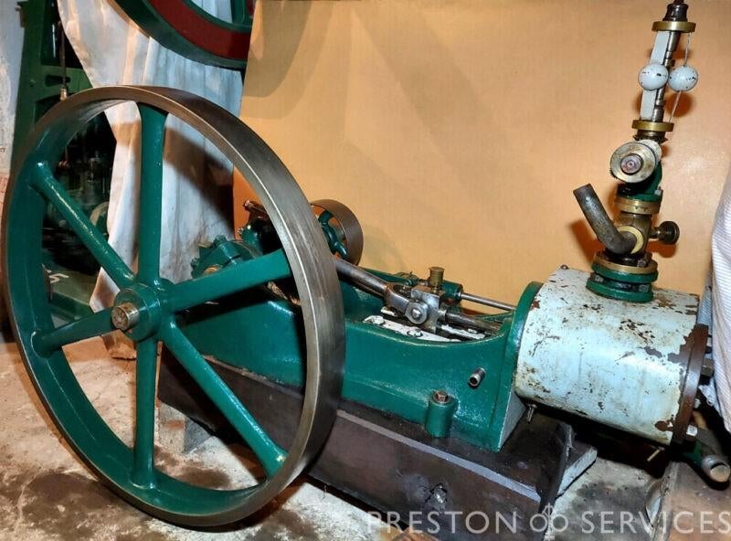 GEZOCHT: liggende stoommachine, Enlèvement