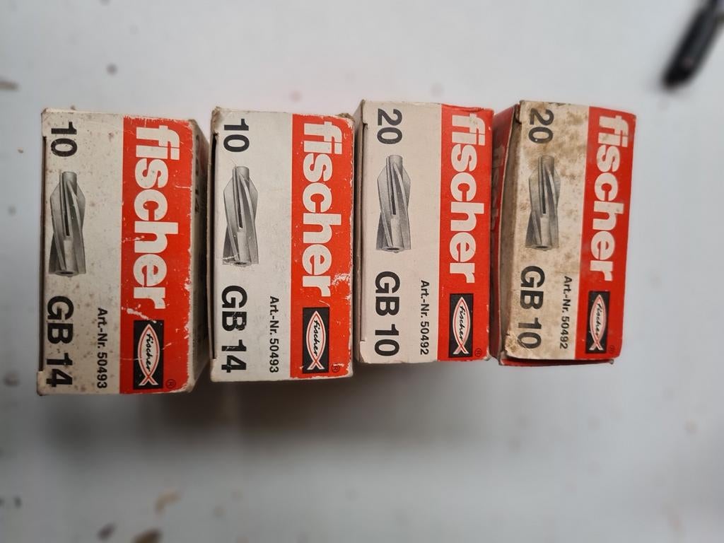 Fischer GB gasbetonplug, Doe-het-zelf en Bouw, IJzerwaren en Bevestigingsmiddelen, Nieuw, Pluggen, 50 tot 100 mm, Ophalen