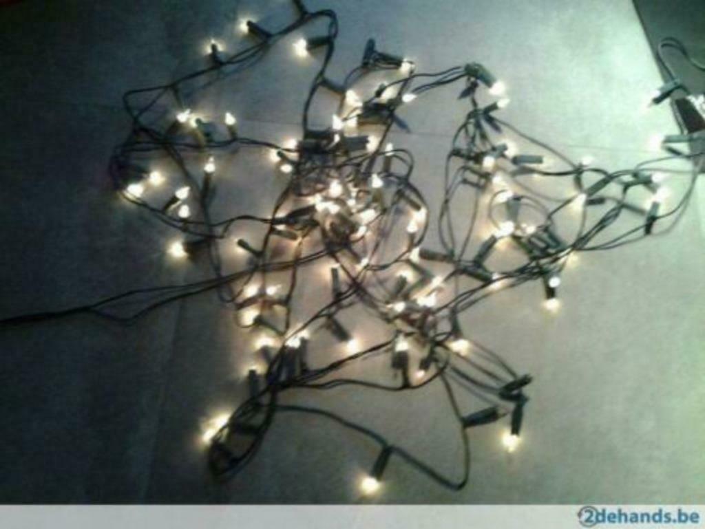 Kerstlichtjes 100 lampen, Diversen, Kerst, Ophalen of Verzenden, Gebruikt