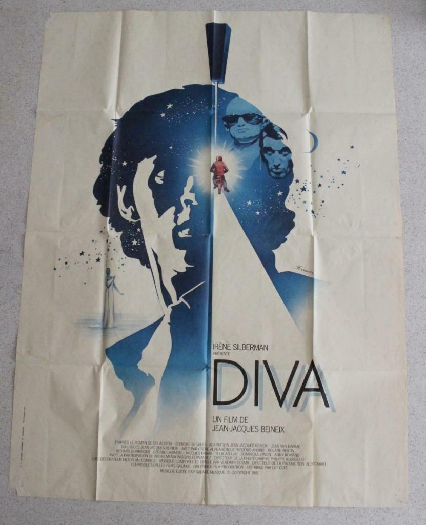 filmposter DIVA regisseur Jean Jacques Beineux, Verzamelen, Deurposter of groter, Ophalen of Verzenden, Film en Tv, Rechthoekig Staand