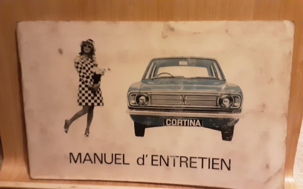 Ford cortina Manuel d'entretien, Ophalen of Verzenden