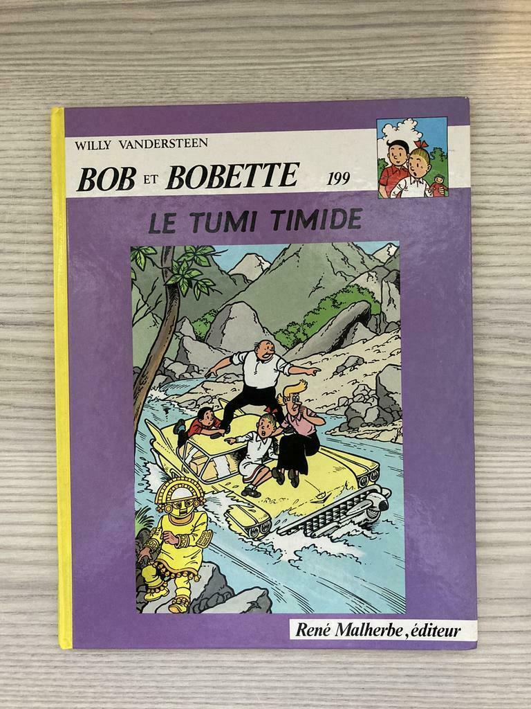 Bob et Bobette - 199 - Le tumi timide, Eén stripboek, Ophalen of Verzenden, Willy Vandersteen