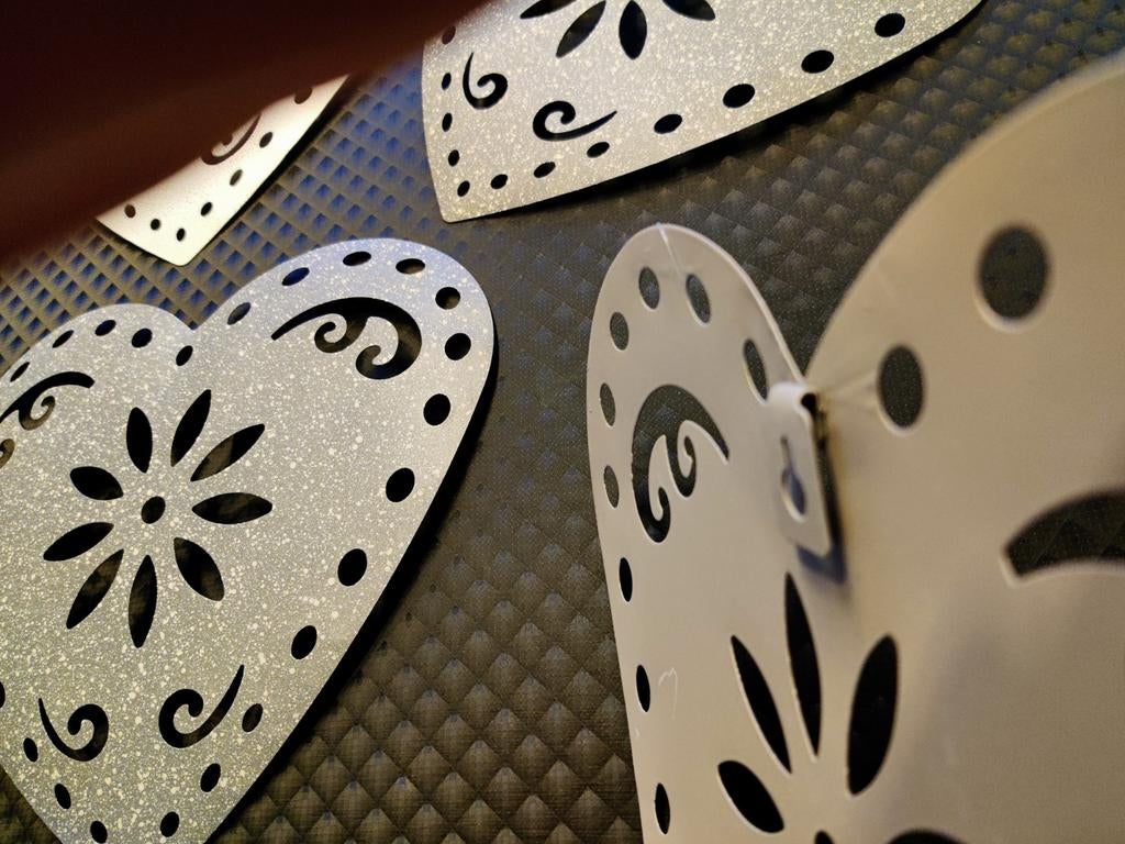 Set metalen hartjes, Ophalen of Verzenden, Nieuw