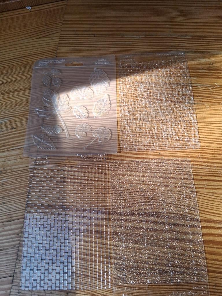 Structuurmatten zilverklei/polymeerklei, Ophalen of Verzenden