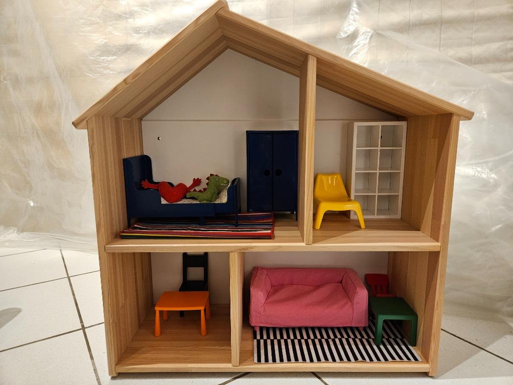 maison de poupées en bois IKEA FLISAT, Enlèvement, Comme neuf, Maison de poupées