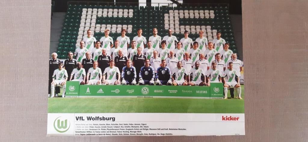 Knipsel VfL Wolfsburg, Verzenden, Gebruikt, Poster, Plaatje of Sticker