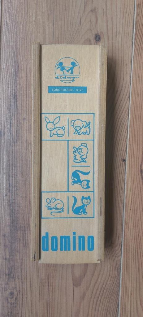 DOMINOS EDUCATIF POUR ENFANTS "DIDAGO" EN BOIS., Ophalen of Verzenden, Zo goed als nieuw, Overige typen