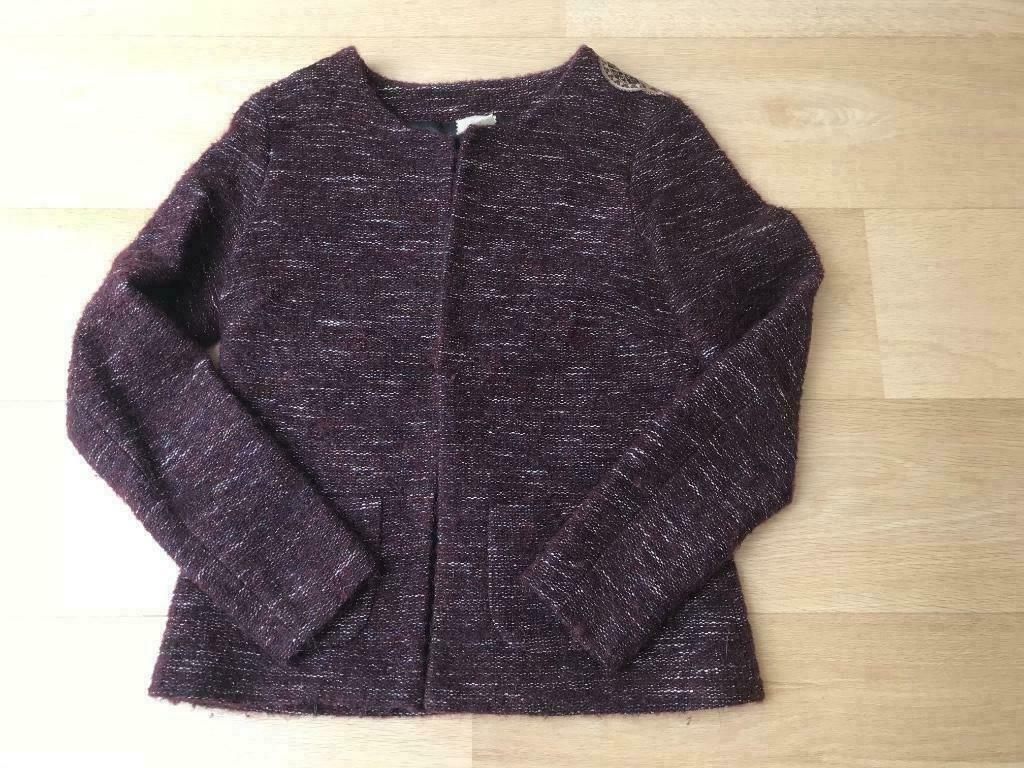Blazer bordeaux julie fagerholt Heartmade fr 38, Rouge, Taille 38/40 (M), Enlèvement ou Envoi, Comme neuf