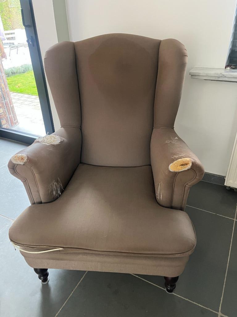 Armchair fauteuil, Huis en Inrichting, Ophalen, Gebruikt, 75 tot 100 cm, 75 tot 100 cm