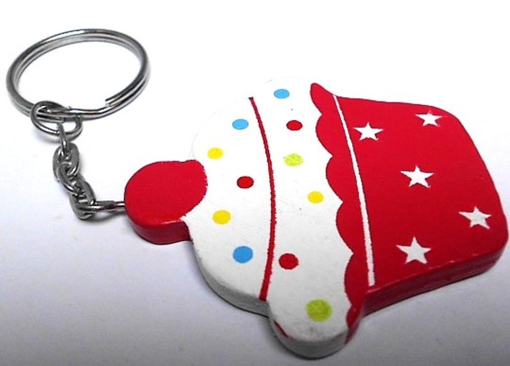 Bedankje Cupcake rood sleutelhanger - 27 suks voor 25€ !!, Ophalen, Nieuw, Kraamcadeau