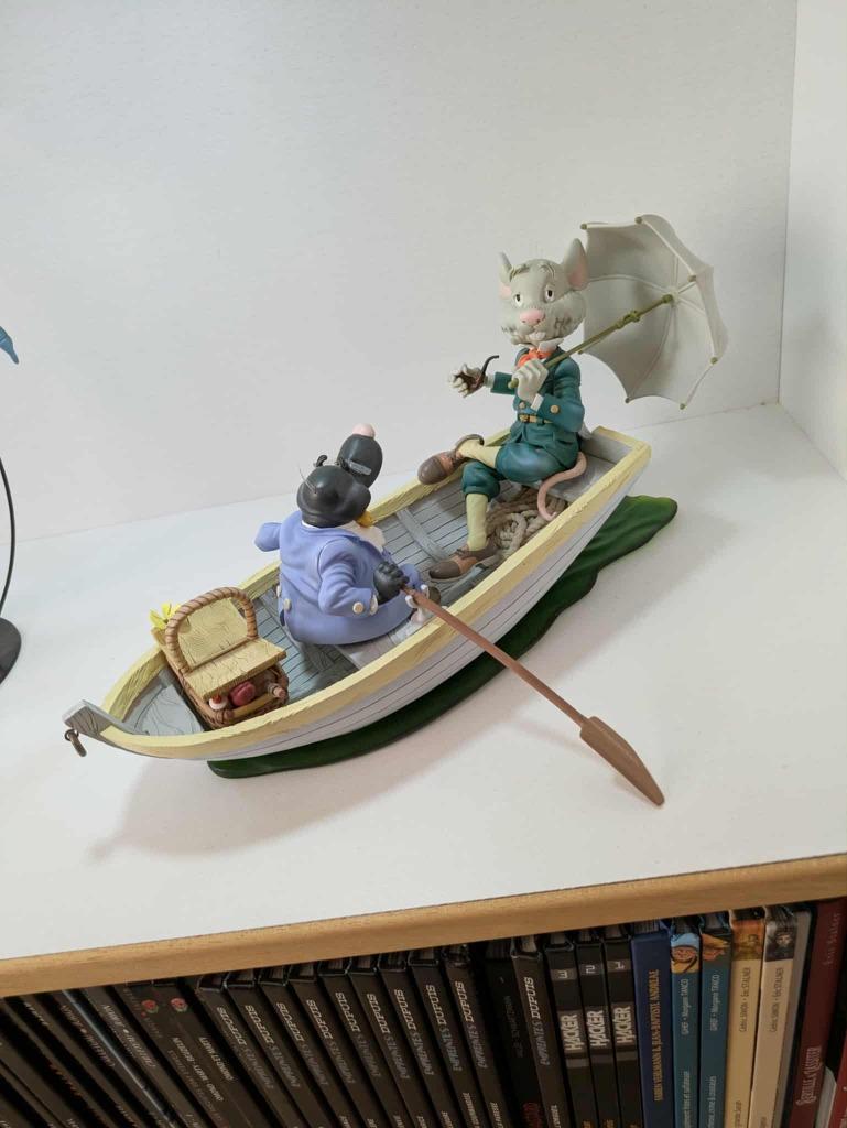 Muffragi - Rat et taupe en barque - RARE, Ophalen of Verzenden, Kuifje