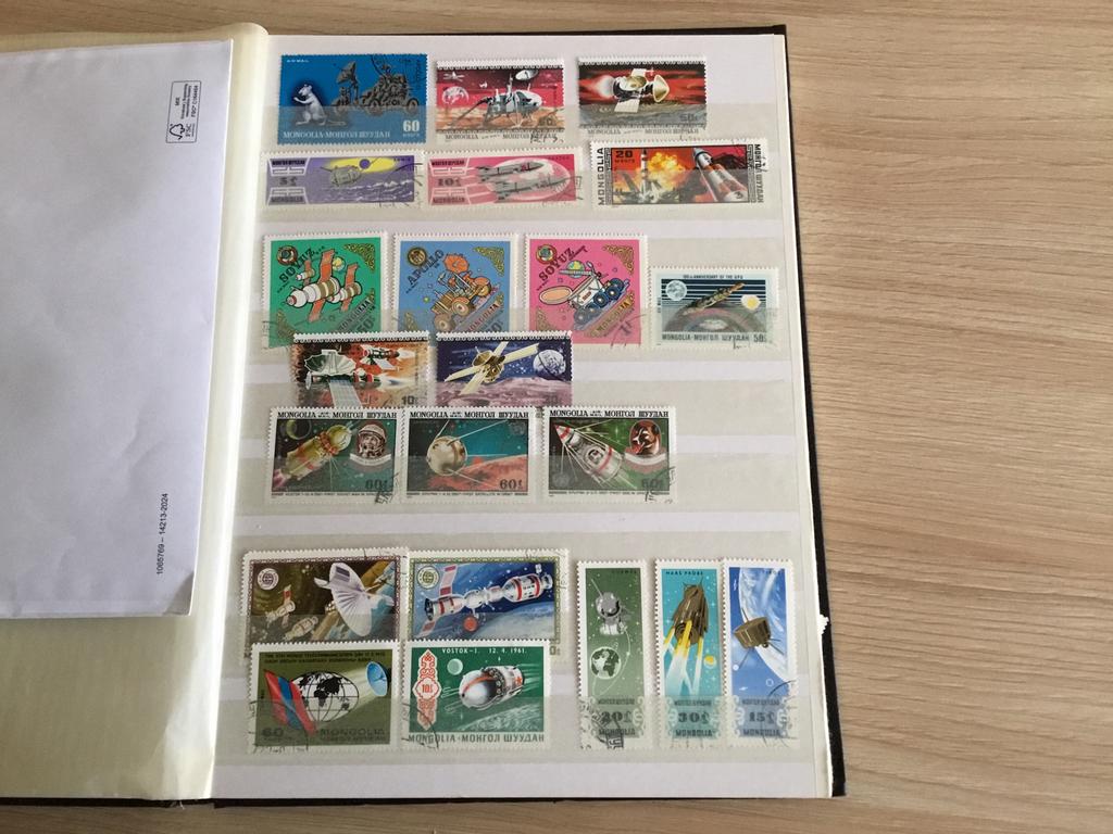 Postzegels ruimtevaart, Enlèvement ou Envoi, Affranchi