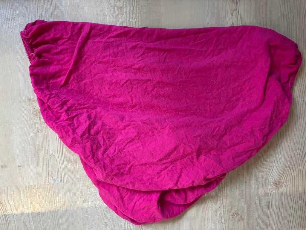 Hoeslaken 60x120, Gebruikt, Meisje, Hoeslaken of Sloop, Ophalen of Verzenden