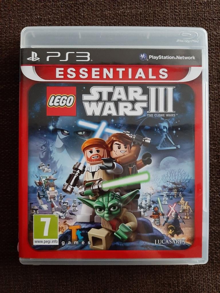 PS3 LEGO Star Wars 3 (compleet), Ophalen of Verzenden, Zo goed als nieuw