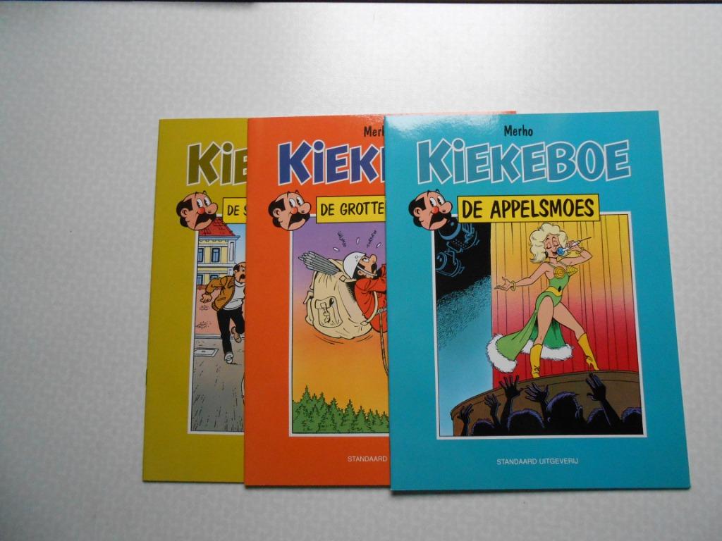 Kiekeboe Reclame uitgaven Alvo 1995  1 ste druk. volledige r, Boeken, Merho, Nieuw, Ophalen of Verzenden, Meerdere stripboeken