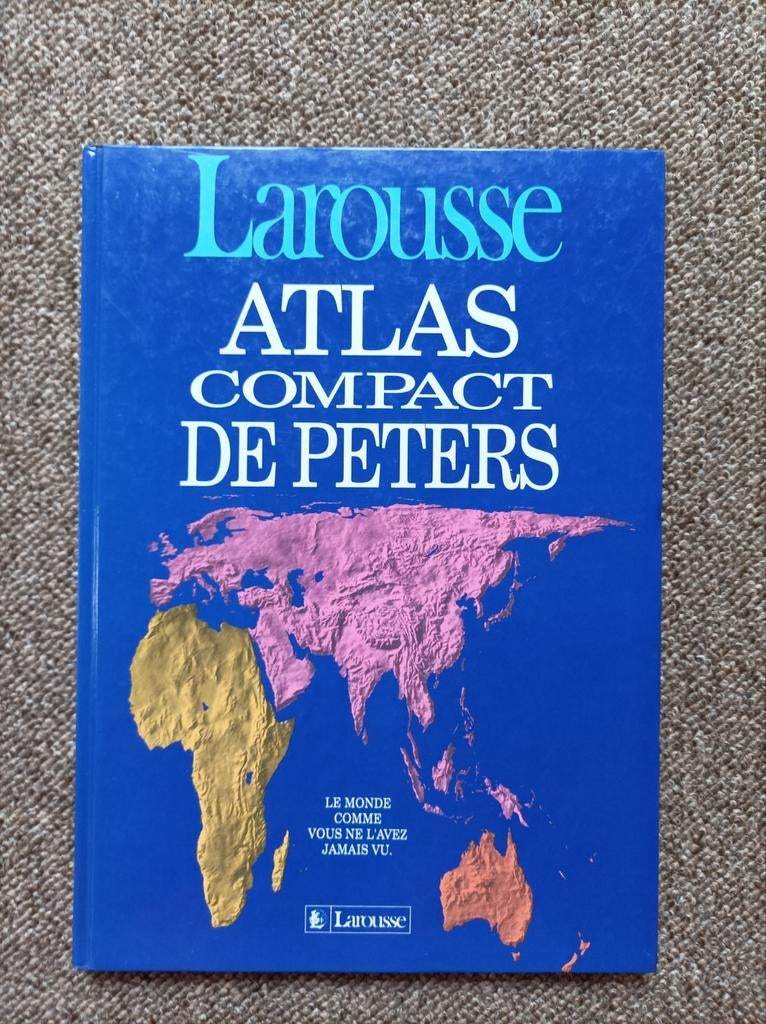 Atlas compact de Peters, Enlèvement ou Envoi, Comme neuf, Monde, Carte géographique