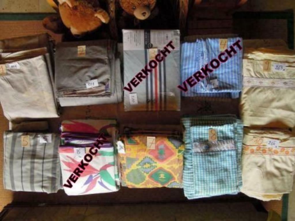 housses de couette double 10 pièces, Maison & Meubles, Enlèvement ou Envoi, Housse de couette, Utilisé, Bleu