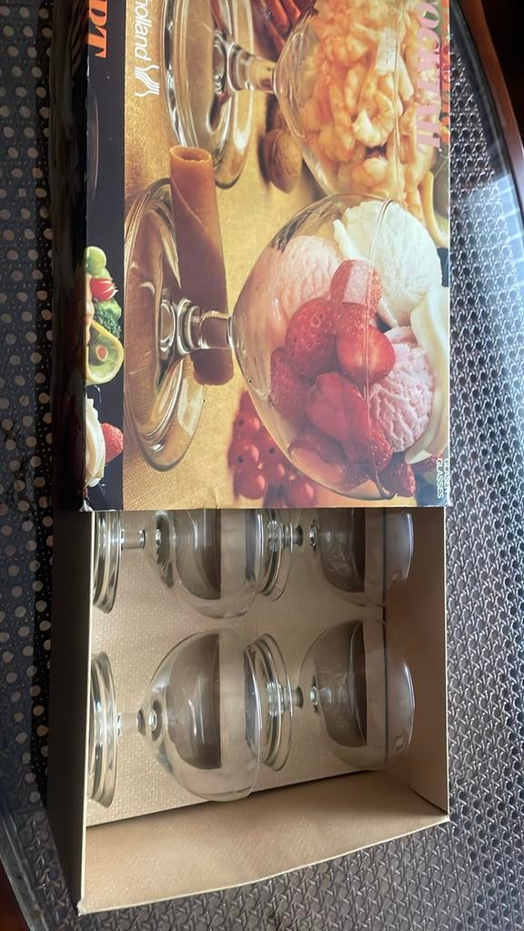 Verres à cocktail/verres à dessert, Enlèvement ou Envoi, Comme neuf