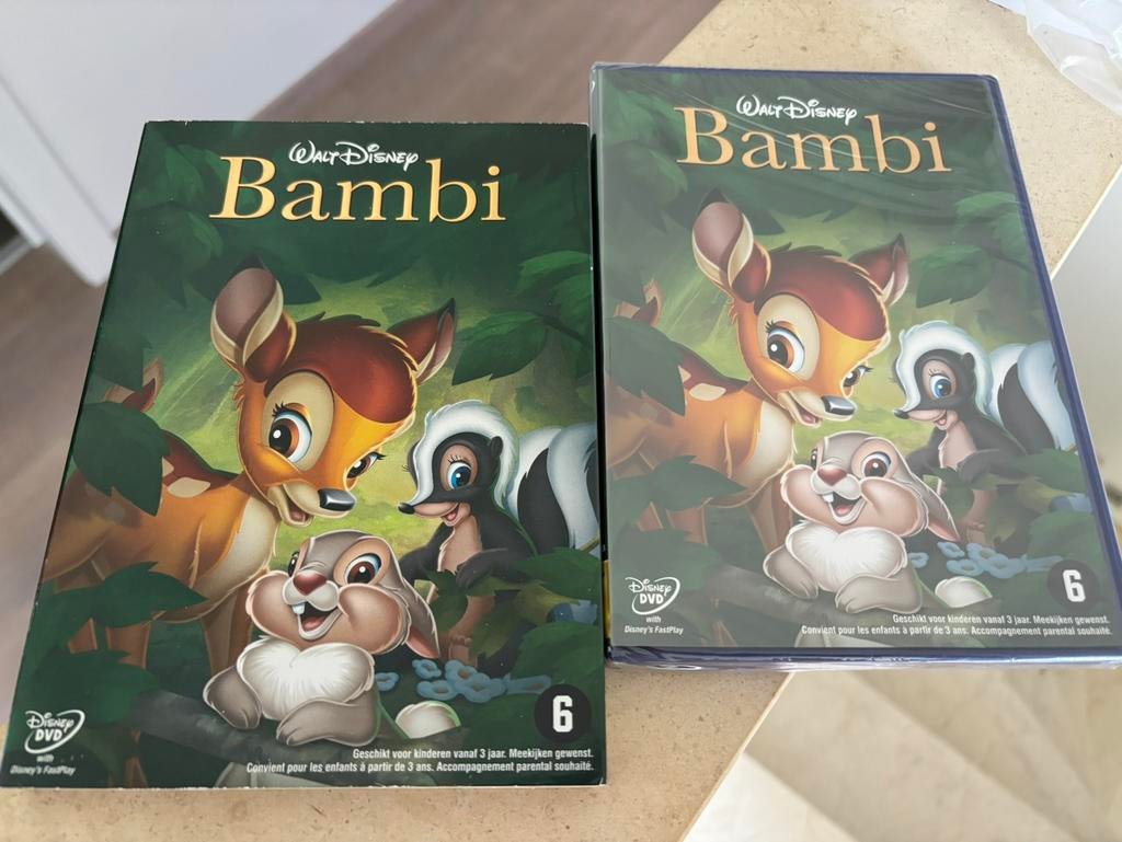 Bambi dvd (NIEUW!), Ophalen of Verzenden, Zo goed als nieuw