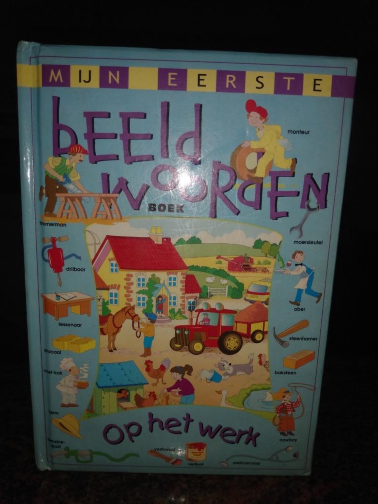 Mijn eerste beeldwoordenboek op het werk., Boeken, Ophalen, Gelezen, Uitklap-, Voel- of Ontdekboek