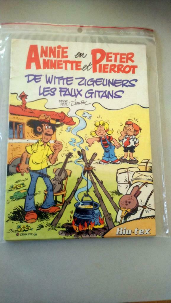 Reclamestrip Annie en Peter Nl - Fr, Une BD, Enlèvement, Utilisé