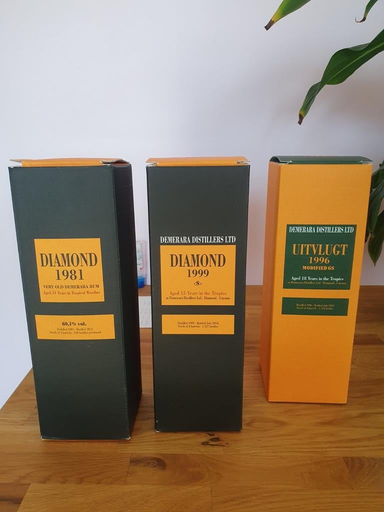Velier demerara rum uitvlugt  1996.   18 years old, Ophalen, Zo goed als nieuw