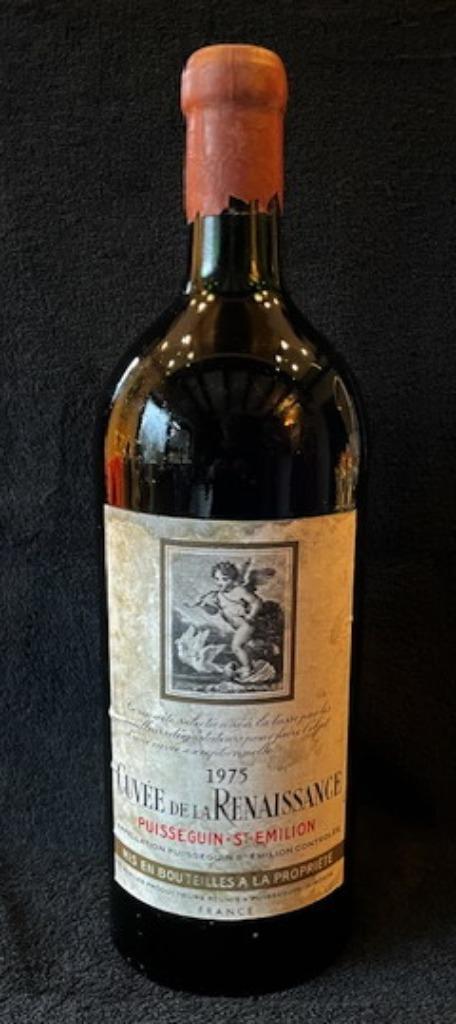 Réhoboam Puiseguin Saint Emilion 1975, Collections, Vins, Comme neuf, Vin rouge, France, Pleine, Enlèvement