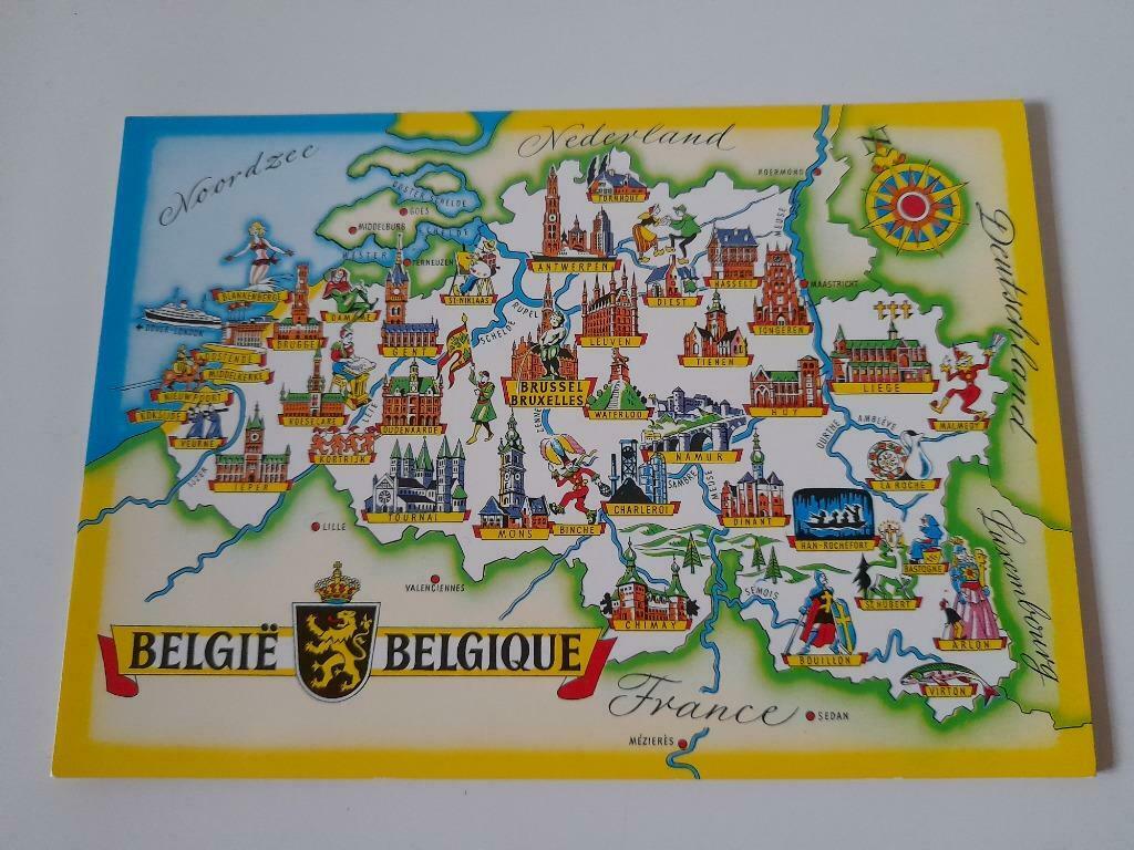 Postkaart  - Koninkrijk België, Verzamelen, Ophalen of Verzenden, 1960 tot 1980, Ongelopen