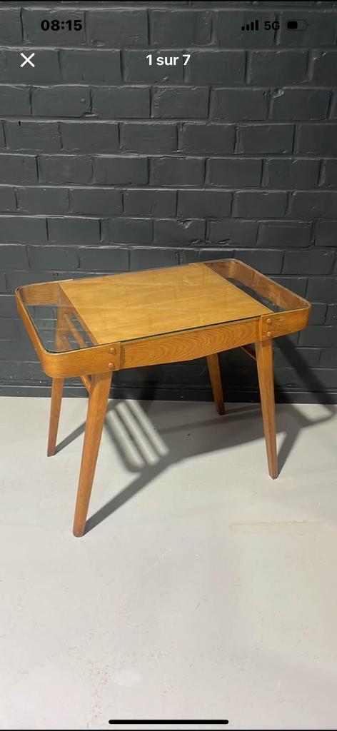 Table basse vintage, Enlèvement