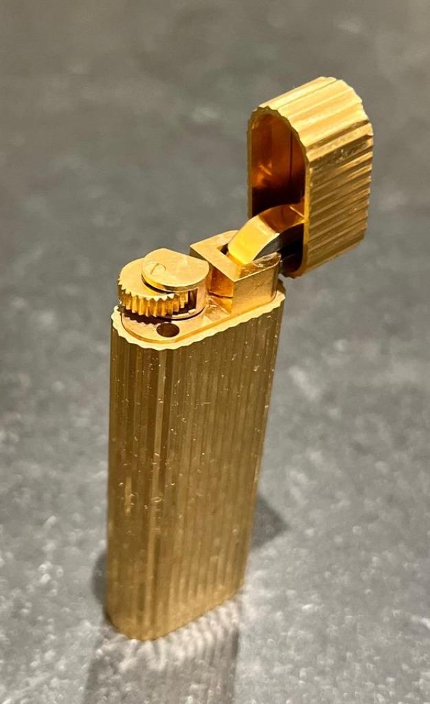 Briquet Cartier Plaqué Or Goud, Enlèvement ou Envoi, Or