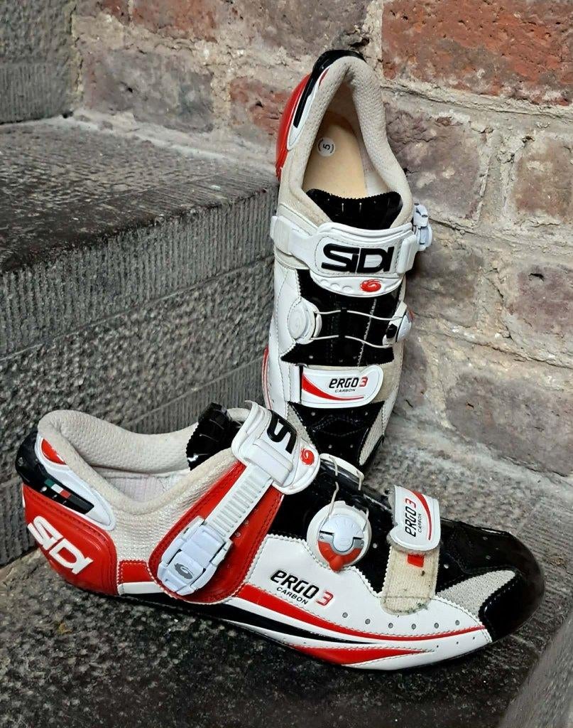 Sidi Ergo3 Carbon - 44, Fietsen en Brommers, Gebruikt, Dames, Schoenen, Overige maten