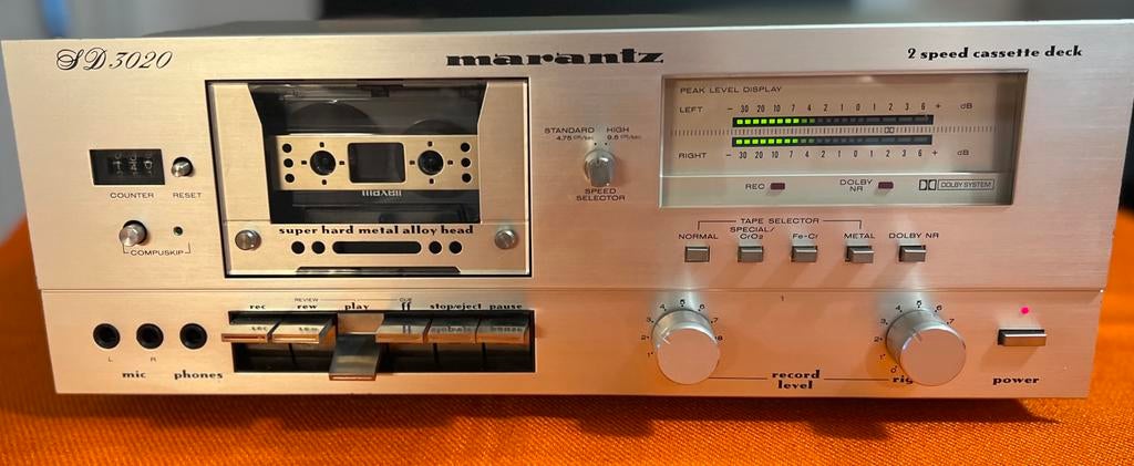MARANTZ SD 3020 k7 top, TV, Hi-fi & Vidéo, Decks cassettes, Enlèvement ou Envoi, Marantz, Tape counter