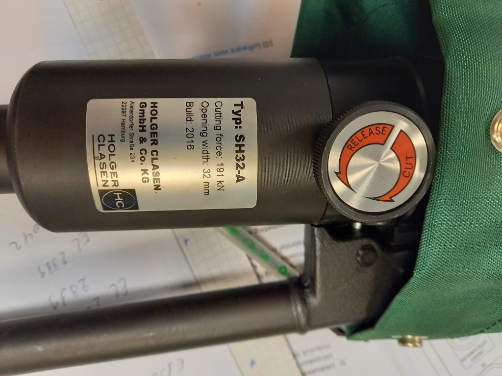 hydraulische knipschhaar, Ophalen of Verzenden, Zo goed als nieuw
