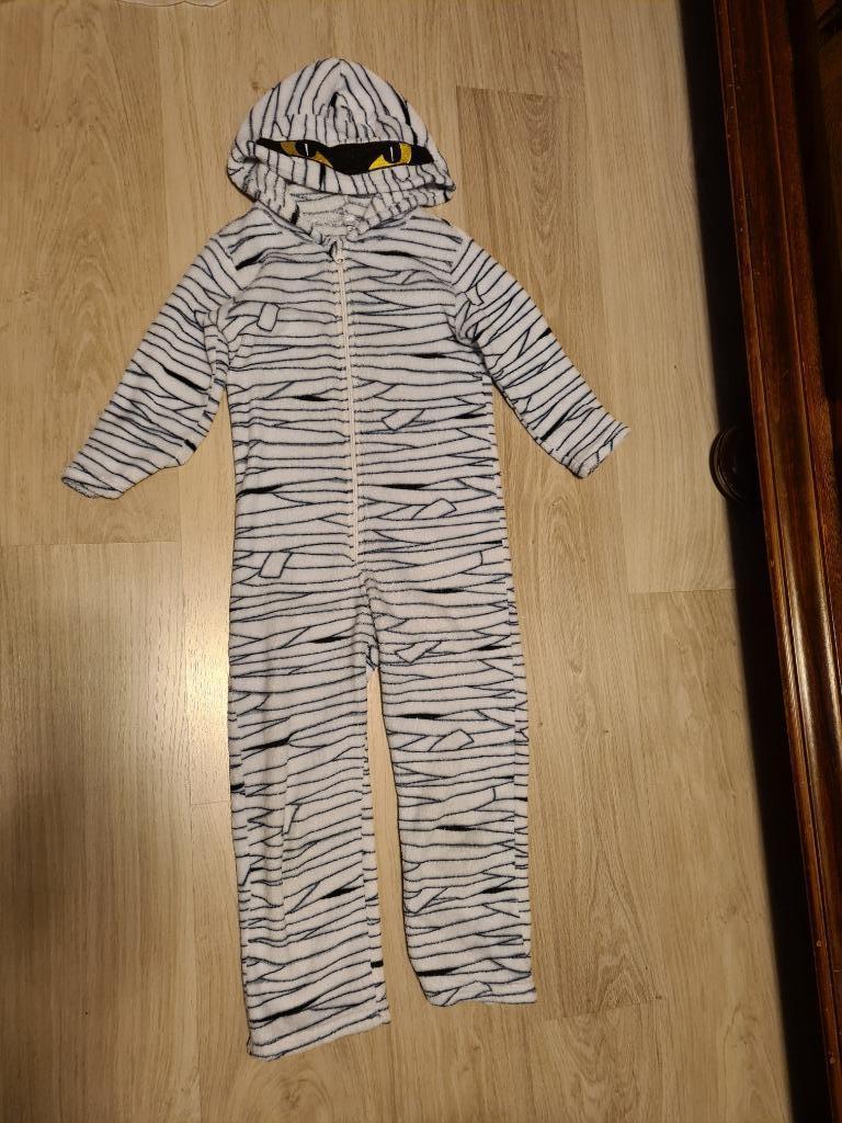 Mummie onesie - jumpsuit - verkleedpak Halloween, Ophalen, Gebruikt, 110 t/m 116, Jongen of Meisje