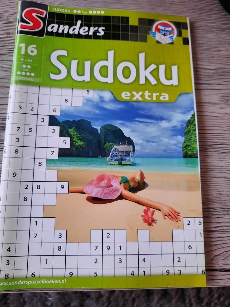 Sudoku extra, Hobby en Vrije tijd, Denksport en Puzzels, Ophalen, Zo goed als nieuw, Overige typen