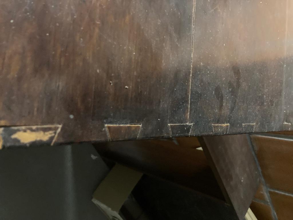 Antiek bureau ladekast, Ophalen
