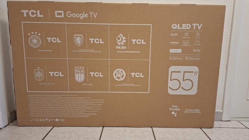 TCL 55 T8C - 4K QLED-144Hz-2025 (neuf dans la boîte), Neuf, Autres marques, QLED, 120 Hz