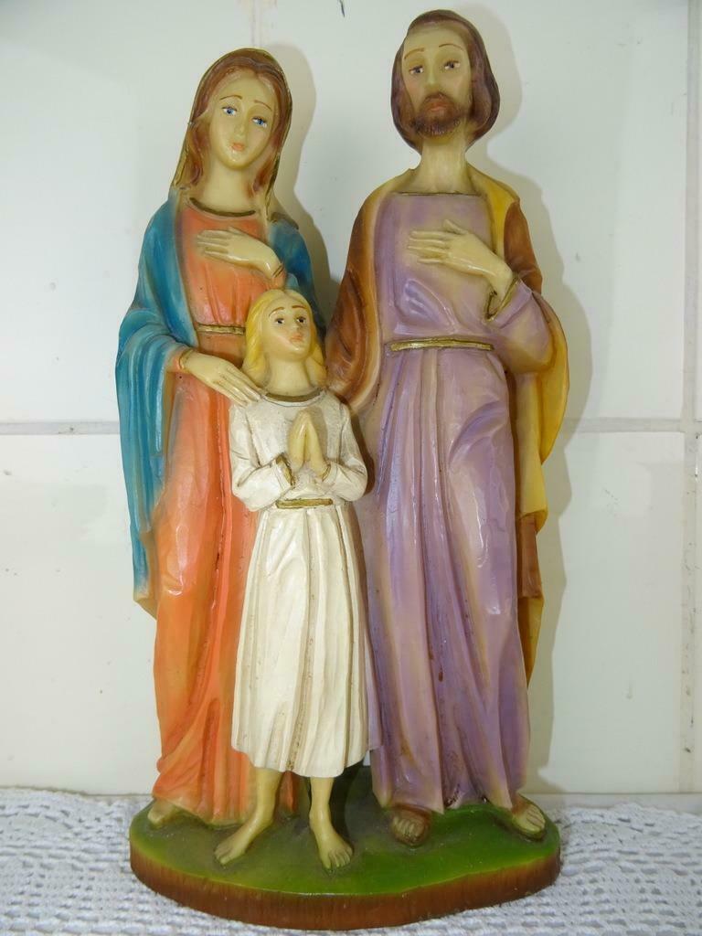 Statue Italienne Vintage Sainte Famille Statue Vierge Marie, Enlèvement ou Envoi, Comme neuf, Image, Christianisme | Catholique