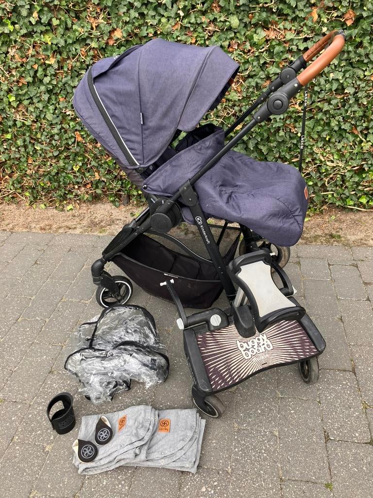 Kinderwagen inclusief buggy board met zitje, Kinderen en Baby's, Ophalen, Zo goed als nieuw, Kinderwagen