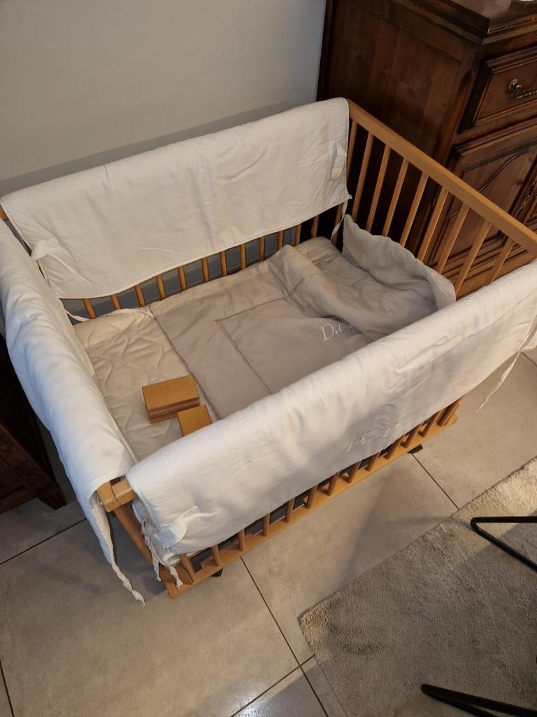 Kinderpark bed zo goed als nieuw., Ophalen, Zo goed als nieuw, 80 cm, Overige maten