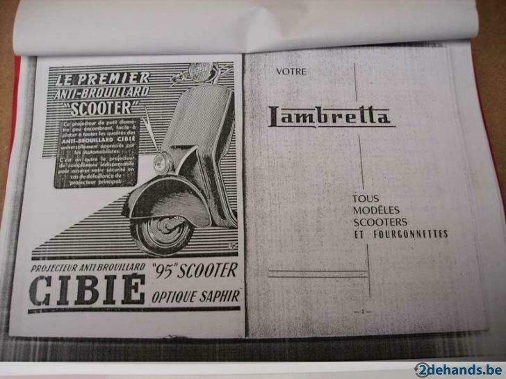 Lambretta Tous Modelles scooters et Fourgonnettes, Motoren, Ophalen of Verzenden