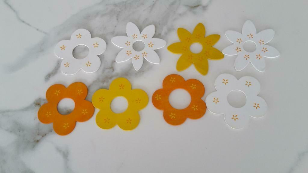houten decoratieve bloemetjes, Ophalen of Verzenden, Nieuw