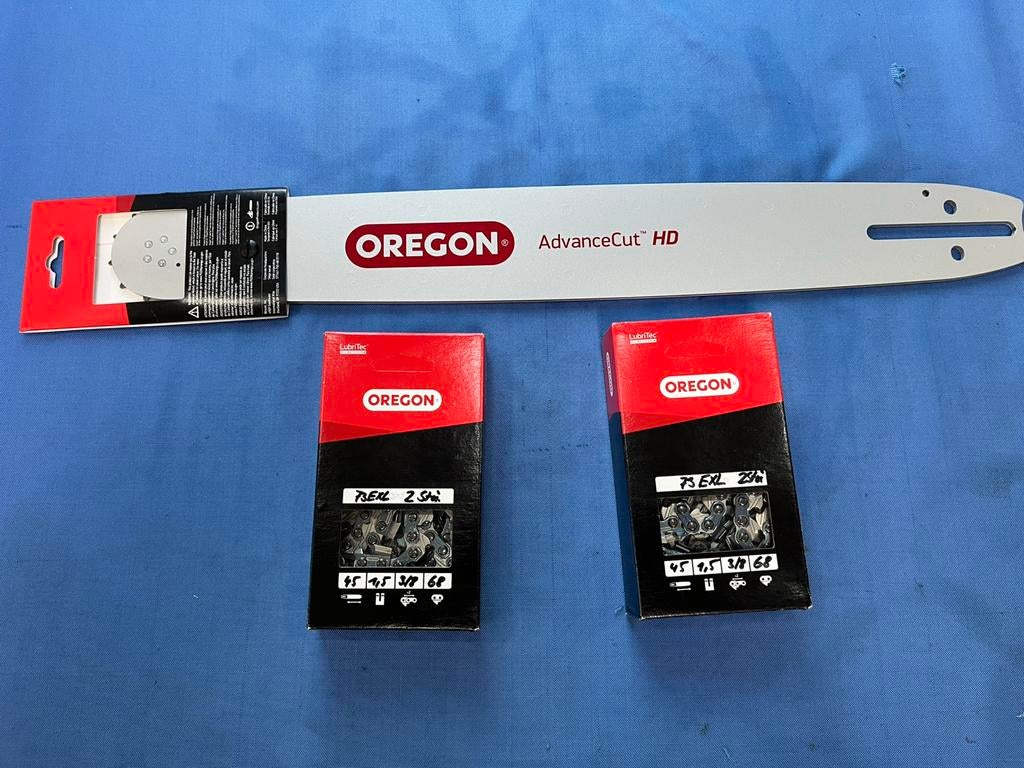 Lame de scie Oregon de 45 cm + 2 chaînes Oregon neuves !, Enlèvement ou Envoi, Neuf