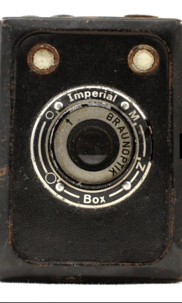 Braun fotocamera 1950 vintage, Ophalen, Gebruikt