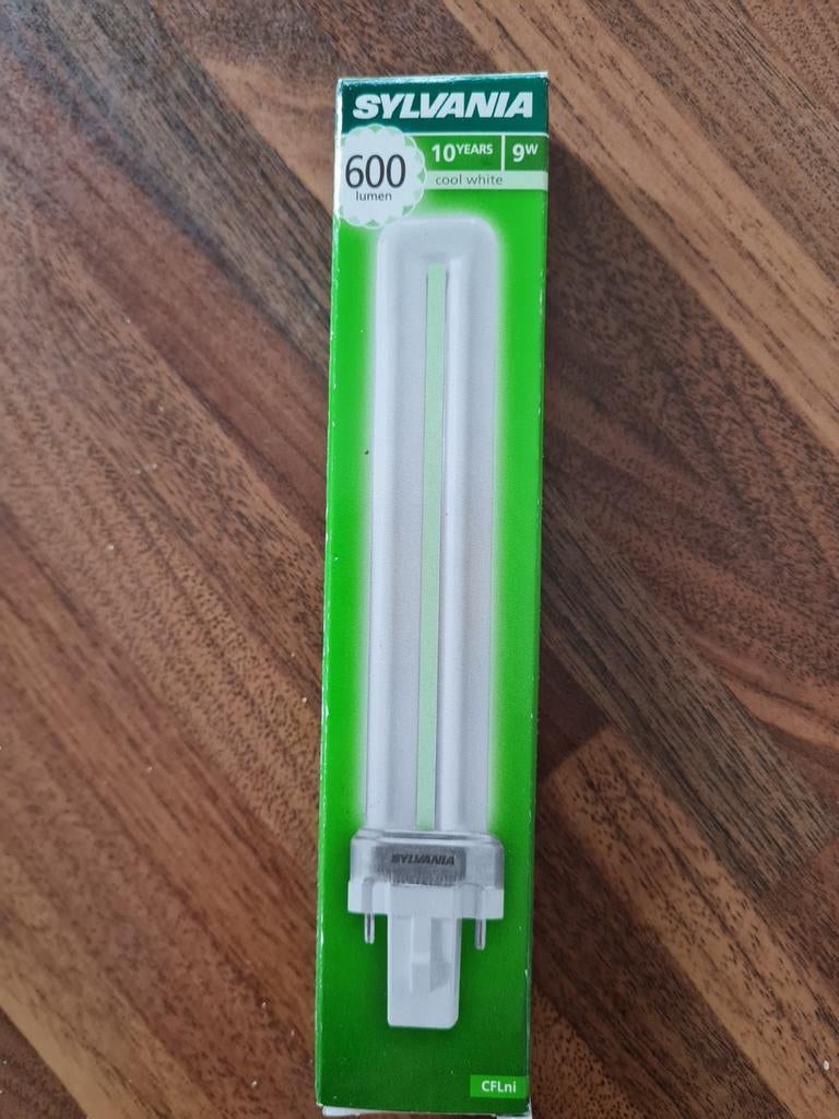 sylvania 5 stuks G23 9W, Ophalen, Nieuw, Bipin of Steekvoet, Spaarlamp