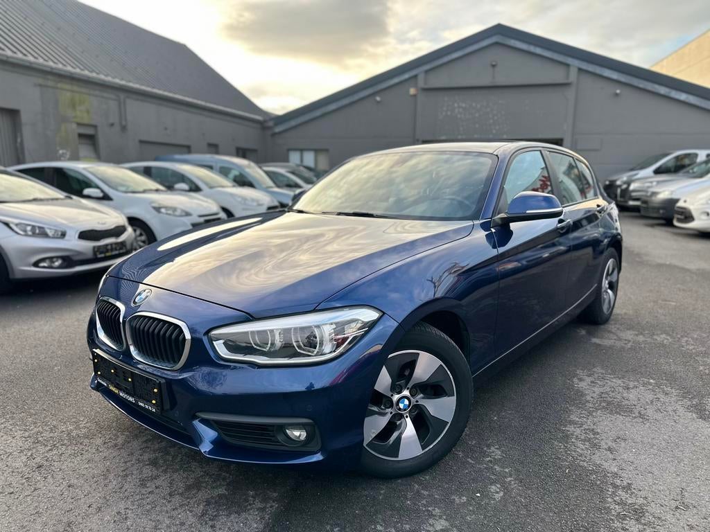 BMW 118D | Gps | Cruise | Airco | Zatelverwarming *GARANTIE*, Auto's, 1995 cc, Blauw, 5 deurs, Dealer onderhouden