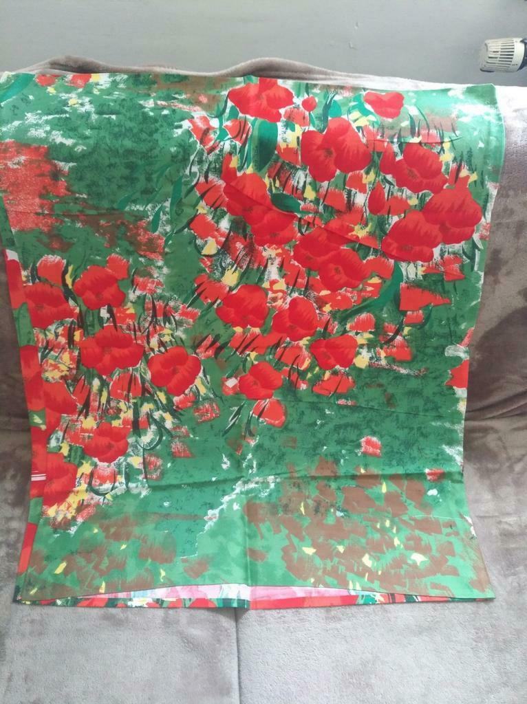 NIEUW - Twee vintage klaprozen / kussenslopen met madeliefje, Ophalen of Verzenden