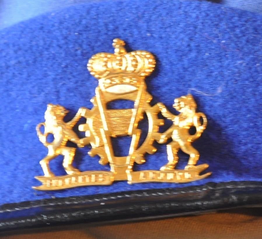 beret force terrestre belge regiment technique officier, Enlèvement ou Envoi, Armée de terre, Casque ou Béret