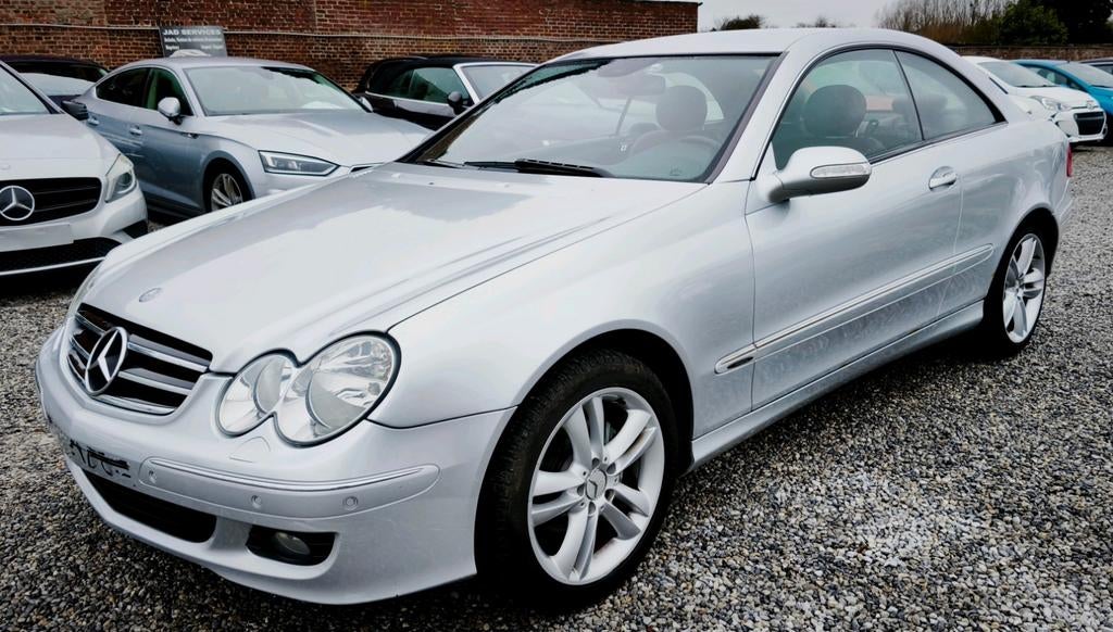 🆕EXP•MERCEDES CLK220CDI_2.2 D(135CH)_2006💢EU.4_AUTOM💢, Auto's, 4 zetels, 4 cilinders, Parkeersensor, Leder