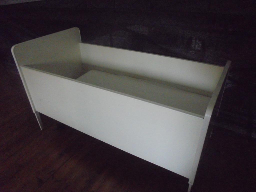 babybed peuterbed wit 70x135 cm, Gebruikt, 70 tot 85 cm, Minder dan 140 cm, Ophalen